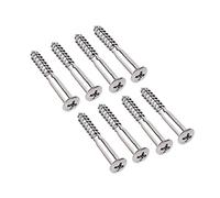 Kisangel 16pezzi Viti Di Montaggio Per Manico Di Chitarra Bulloni Per Giunti Del Manico Di Chitarra Viti in Acciaio Per Piastra Del Basso Connettore Corpo Per Elettrica Accessorio Per Liuta