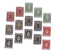 Kisangel 18pezzi Miniature Book Ornaments Mini Libri Decorativi Scala Per Casa Delle Bambole Accessori Per Giocattoli e Decorazione Di Miniature Giocattolo Creativo Per Appassionati Di