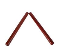 Kisangel 1paio Bacchette Ritmiche Legno Massello Per Percussioni Strumento Musicale Educativo Per Claves Legno Per Sviluppare Ritmo e Creatività Per Attività Musicali Scuola e Casa