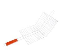 Kisangel 1pezzi Barbecue Portatile Morsetto Per Rete Per Barbecue Attrezzo Per Grigliare Stabile e Durevole Per Feste e