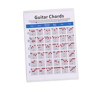 Kisangel 1pezzi Guida All Apprendimento Degli Accordi Per Chitarra Elettrica Tabella Pratica Carta Di Rame Leggera e Portatile Per Insegnanti e Studenti