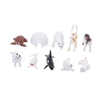 Kisangel 1Set Animali Simulati Articoli Decorativi per Animali Nordici Materiale per Arredamento Casa e Ufficio per Ogni Occasione