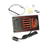 Kisangel 1set Equalizzatore Per Chitarra Acustica Frequenze Preamplificatore Per Strumenti Musicali Versatile e Durevole Con Diverse Modalità Di Effetto Sonoro