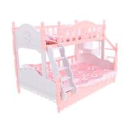 Kisangel 1set Mobili Per Casa Delle Bambole Con Letto Castello e Accessori Miniatura Per Giocattoli Creativi e Decorazioni Domestiche Per Giochi Di Ruolo e Storie Fantasiose