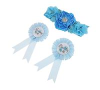 Kisangel 1set Sash Maternità Con Corsage Per Mamma e Papà Pizzo e Fiore Per Fotografie e Shower Accessori Decorativi Per Momenti Speciali