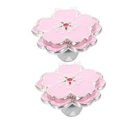 Kisangel 2 Clip Golf con Marcatori Magnetici Forma Accessori Rosa per Cappelli Decorazione per Visiera Cintura e Golf