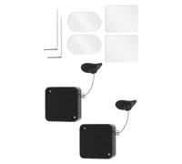 Kisangel 2 Impostati Cavi di Sicurezza Retrattili per Telecomando con Regolabile Laccio Antifurto per Controller di Gioco e Tv Doppio Kit Versatile per Uso Domestico Viaggio