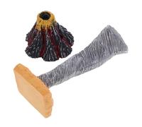 Kisangel 2 Kit Didattico Simulazione Disastri Naturali con Artificiale Eruzione Realistica e Tornado in Scultura per Tavolo Play Interattivo per Casa e Scuola