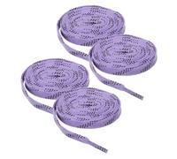 Kisangel 2 Paia Lacci da Hockey per Pattini, in Poliestere e Cotone | Lavanda, Stile Semplice e Resistente All’usura, Ricambio per Scarpe da Sci e Ghiaccio
