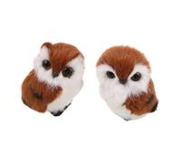 Kisangel 2 Peluche Gufo Morbido e Realistico Giocattolo Adorabile per Decorazione Compleanno Compagno Accogliente e Riempitivo per Sacchetti Regalo