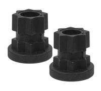 Kisangel 2 Pezzi Base di Montaggio per Kayak, Camera Base in Plastica Nera, Adattatore Quick Release per Action Camera, Facile Installazione, per Kayak e Canoe, Accessorio per Navigazione
