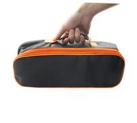 Kisangel 2 pezzi Borsa Organizer per Aspirapolvere da Auto Nero Resistente e Portatile con Manico Larghetta per Uso Domestico e Viaggi
