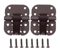 Kisangel 2 pezzi Cerniere Pieghevoli in Acciaio con Meccanismo Elastico per Porte e Persiane Facili da Installare e Silenziose Design Resistente e Veloce per Mobili e Infissi