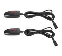 Kisangel 2 Pezzi Controller Segnale Cablato Pin per Macchina del Fumo Telecomando Linea per Controllo Nebbiogeno in Spettacoli Concerti e Feste Dj