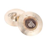 Kisangel 2 pezzi Cymbals per Danza Del Ventre da Strumenti Percussione per Comodo e Design Robusto Suono e Affidabile per Performance e Pratiche Musicali
