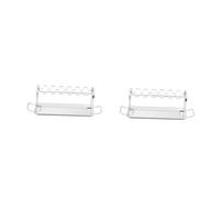 Kisangel 2 Pezzi Graticola Barbecue Inossidabile con Teglia per Cosce Resistente Al per Bbq Allaperto e Feste