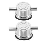 Kisangel 2 Pezzi Metal Drum Lugs Double End Design For Snare Tom Bass Drums Lightweight Easy Install Metal Supports For Enhanced Sound Performance