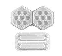 Kisangel 2 pezzi Stampo in Silicone per Scatola Dadi Resistenti e Trasparenti per Realizzazione Custodie Dadi Personalizzate con Resina Epossidica Facili da Pulire e Riutilizzabili