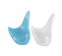 Kisangel 2 Pezzi Supporto Ocarina Ceramica Base Tripode Stabile per Ocarine e Accessorio Display Musicale Portatile per Strumenti Fiato