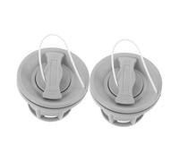 Kisangel 2 Pezzi Valvola Multi-Foro per Gommone Gonfiabile Adattatore Kayak in Pom Resistente Valvola di Sicurezza per Barca Surf e Canoa Ricambio per Pompa Gonfiatore Mare