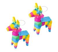 Kisangel 2 Pinata Compleanno Messicana Decorazione Tavolo con Asinello Addobbi Feste a Tema Fiesta per Compleanni e Party Cinco De Mayo