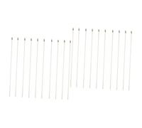 Kisangel 2 Set Bastoni Portabandiera Legno Da Asticelle Per Bandiere Per Tour Guidati E Pubblicità 10 Pezzi * 2