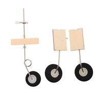 Kisangel 2 Set Carrelli di Atterraggio Rc per Aerei Parti Ruote Anteriori Leggere e Stabili per Aeromodelli Fissi Accessori Sostitutivi per Componenti Ottimizzati per Stabilità e