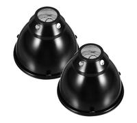 Kisangel 2 Set Copertura Paralume Lampada Riscaldante in Acciaio Resistente per Rettili Protezione Antiscottatura con Ventilazione Ottimale per Tartarughe Gechi Serpenti e Draghi Barbuti