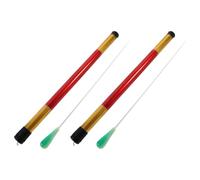 Kisangel 2 set di bacchette da direttore d'orchestra con tubo: bacchetta da 38 cm per orchestra, direttori di coro, capibanda, per prove e spettacoli.