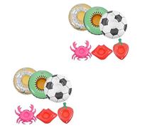 Kisangel 2 Set Portabevande Gonfiabile Da Piscina Da Supporti Galleggianti Per Bevande Giocattoli Da Bagno E Decorazioni Per Feste E Hawaii 6 * 2