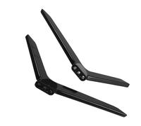 Kisangel 2 supporti TV universali moderni, base di supporto per TV da 32 a 120 pollici, gambe in plastica per smart TV, rialzo da scrivania per casa e ufficio