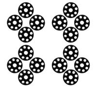 Kisangel 20 Pezzi Bobbins in Ferro per Macchina da Cucire, 25mm, Nero | Ricambio per Navetta Rotativa, Compatibilità, Soluzione Ordinata per Casa, Confezione