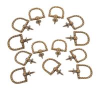 Kisangel 20 Pezzi Maniglie Vintage per Lega di Zinco Singolo Foro Pomelli Retro per Mobili Cucina e Armadio Maniglie Resistenti e Facili da Installare Finitura Oro Antico