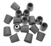 Kisangel 20 Pezzi Piedini in Gomma per Mobili Disco in Ferro e PVC Protezioni per Gambe di Sedie Antiscivolo per Pavimenti in Legno Duro Coprigambe Ammortizzanti per Mobili da Interno e