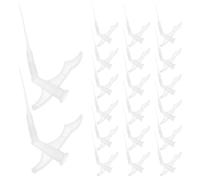 Kisangel 20 Pezzi Spray Foam Nozzles Expanding Foam Connector Tubes Plastic Sealant Spray Heads For Fast DIY Repairs And Surface Bonding