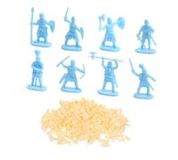 Kisangel 200 Soldatini Mini Cavalleria Medievale in Plastica per Collezione e Gioco Figure Piccole Resistenti alle Intemperie per Decorazioni Indoor e Outdoor Modelli Storici per