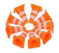 Kisangel 20pezzi Mini Segnali Stradali Giocattoli per Ragazzo Ragazza Ragazza Coni e Barriere Stradali per Giochi Educativi Simulati Genitore-Figlio e Educazione Ai Trasporti