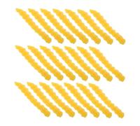 Kisangel 24 Simulated French Fries Model Artificial Wave-shaped Potato Snack Shop Decor Realistic Fake Fast Food Display For Window And Home Party Decorations
