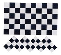 Kisangel 27pezzi Miniature Wooden Flooring Sheets Tiny Floor Boards for Dollhouses for Living Room Bedroom and Study Decor