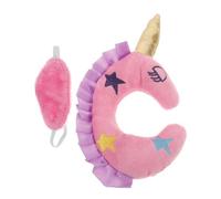 Kisangel 2pezzi Accessori Per Bambole Cuscino u e Per Occhi Tema Unicorno Per Gioco Con Valigia e Viaggi Di Bambina