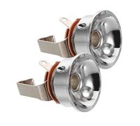 Kisangel 2pezzi Accessori per Chitarra Elettrica Jack di Ingresso per Chitarra da Presa Jack Trasmissione di Precisione Accessori per Parti di Elettrica Connettore Audio di Qualità per Bass