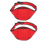 Kisangel 2pezzi Borsa Regolabile Per Microfono Da Corsa Da Per Fitness Con Tasche Per Telefono e Chiavi Design Robusto e Durevole Adatta Istruttori e Spettacoli Teatrali
