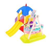 Kisangel 2pezzi Miniature Playground Model Con Scivolo e Nave Pirata Decorazione Per Bambole e Giocattoli Miniature Per Giocattoli Da Gioco e Casa Delle Bambole Adatto Per Ragazzo Ragazza e