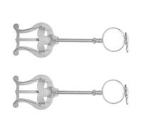 Kisangel 2pezzi Morsetto per Lira per Clarinetto Supporto per Spartiti Musicali per Clarinetto Clip Regolabile per Spartiti Musicali Clip di Fissaggio da Marcia Morsetto di Fissaggi