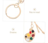 Kisangel 2pezzi Portachiavi Forma Di Mini Tavolozza Da Ciondolo in Ciondolo Per Borse e Simpatico Souvenir Per e Amanti Della Pittura