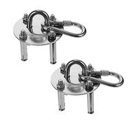 Kisangel 2sets Ganci Inossidabile per Sospensione di Amache e Sedie Aeree da Facili da Installare Robusti e Versatili per Yoga Allenamenti e Relax all Aperto