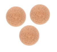 Kisangel 3 Palline da Calcio Balilla in Sughero Palline in Legno Resistenti per Tavolo da Indoor Sostituzione Regolamentare per Partite Silenziose e Durature