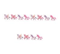 Kisangel 3 Set Decorazioni Unicorno Per Micro Paesaggio Per Torte E Casual 4 Pezzi*3