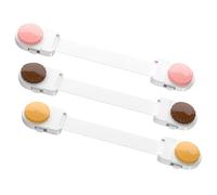 Kisangel 3 Sicurezza per Finestre Serratura Protettiva Pizzicamento per Armadi e Sportelli Materiale Resistente e Antiruggine Facile Installare per Sicurezza