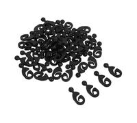Kisangel 30 Pezzi Ganci per Tende da Esterno Ganci in Plastica Antistrappo per da Gazebo Resistenti Al Vento Adatti per Tende da Patio e Zanzariere Facili da Installare Attrezzi